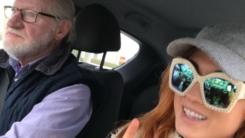Wrestling-Star Becky Lynch mit ihrem Vater