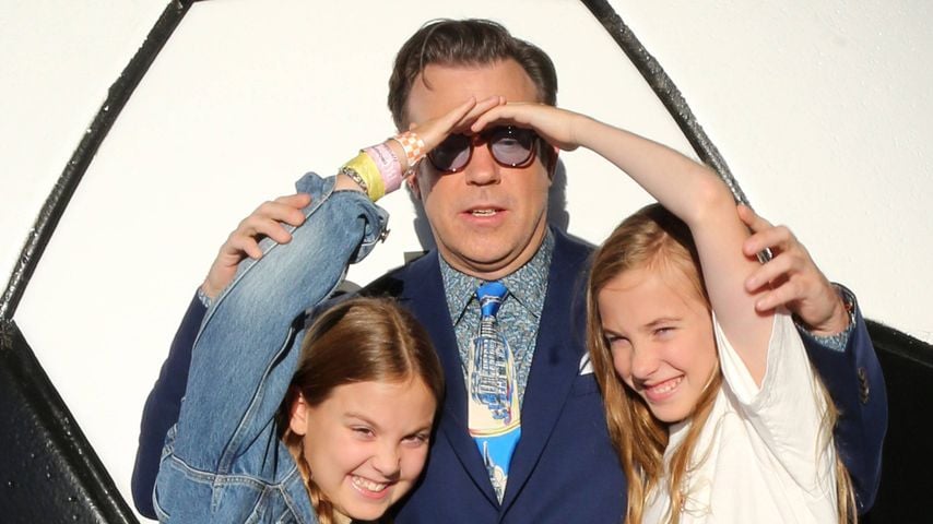 Jason Sudeikis mit seinen Kindern bei der Premiere von "Ted Lasso" Staffel 4, 2026