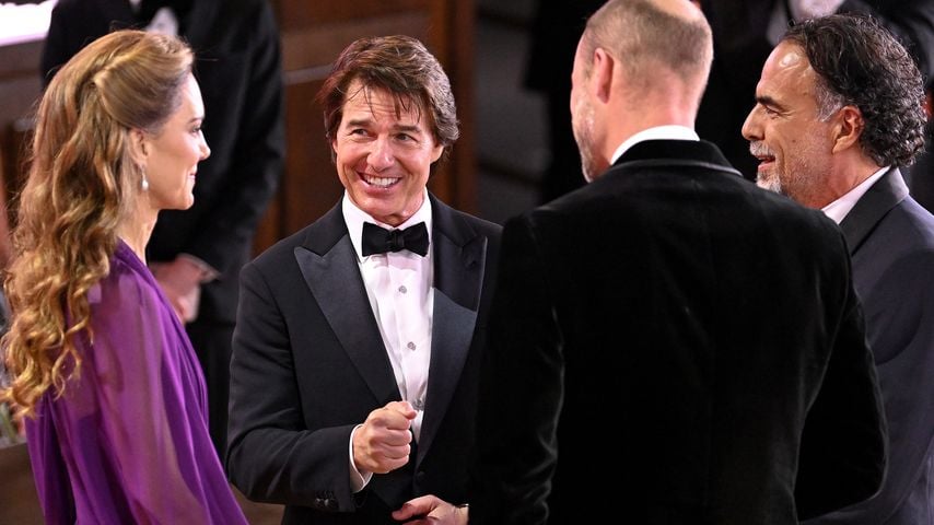 Bei der Royal Film Performance: PRinzessin Kates, Tom Cruise, Prinz William und Alejandro González Iñárritu in Leicester Square