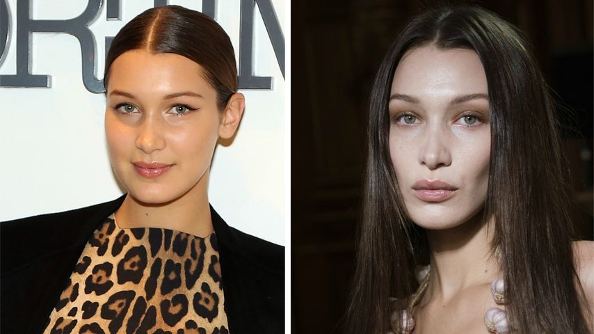Collage: Model Bella Hadid 2014 und 2020
