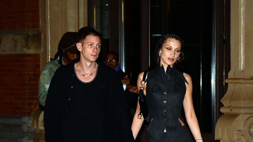 Bella Hadid (r.) mit ihrem Freund Marc Kalman