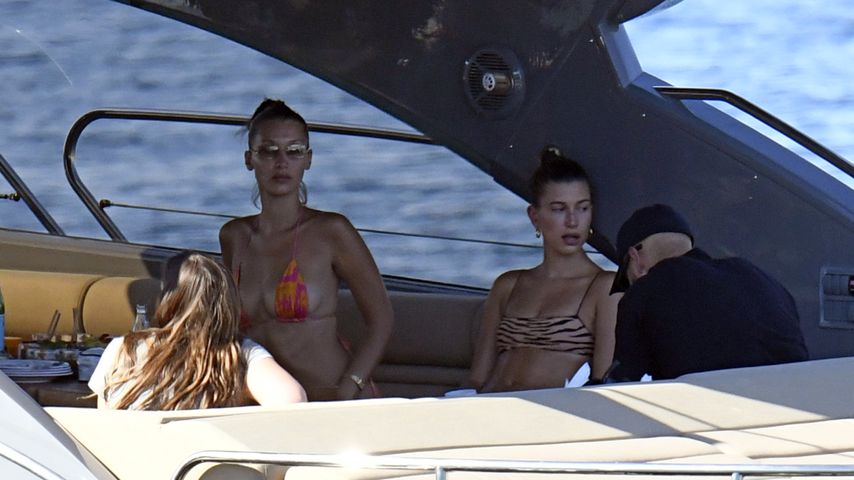 Bella Hadid und Hailey Bieber in Italien, Juni 2020