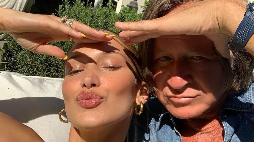 Bella Hadid und Mohamed Hadid, November 2019