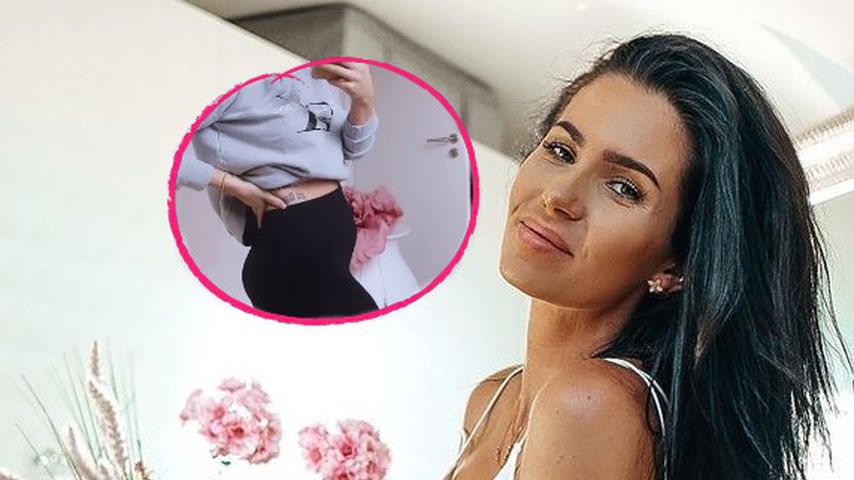 Drei Wochen nach Geburt: Bella Kraus gibt Babybauch-Update