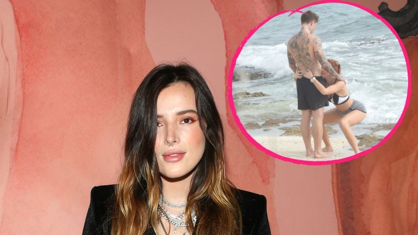 Huch! Was macht Bella Thorne denn da mit ihrem Freund?