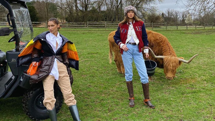 Bella und Gigi Hadid im April 2020