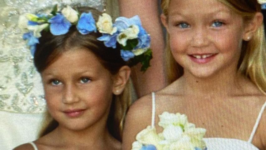 Bella und Gigi Hadid in jungen Jahren