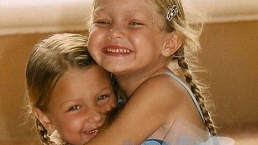 Bella und Gigi Hadid in Kindertagen