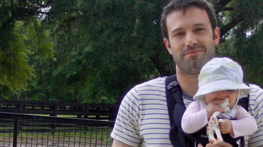 Ben Affleck mit seinen beiden Töchtern Violet und Seraphina