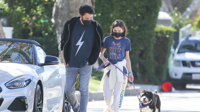 Schauspieler Ben Affleck und seine Tochter Seraphina