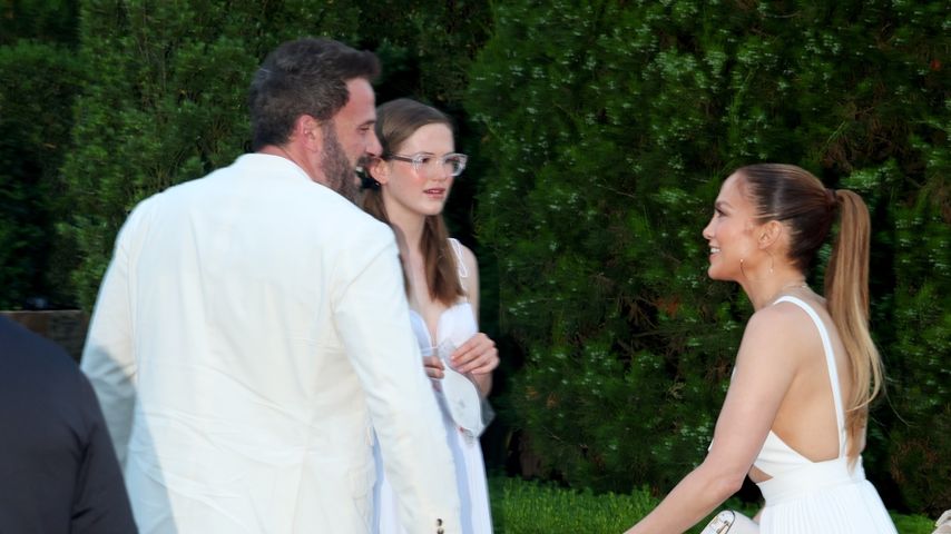Ben Affleck, Violet Affleck und Jennifer Lopez