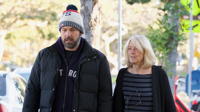 Ben Affleck mit seiner Mutter Christine Anne Boldt im Januar 2019