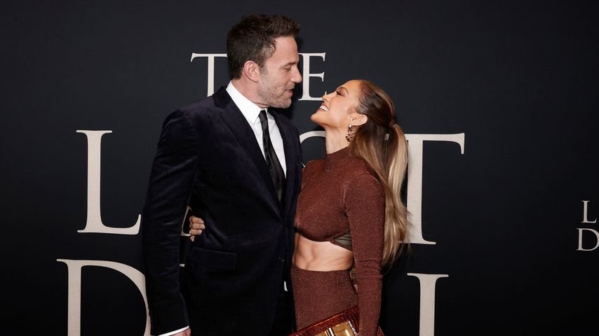 Ben Affleck und Jennifer Lopez bei der Premiere von "The Last Duel" in New York, 2021