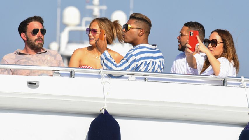 Ben Affleck und Jennifer Lopez mit Freunden auf Capri