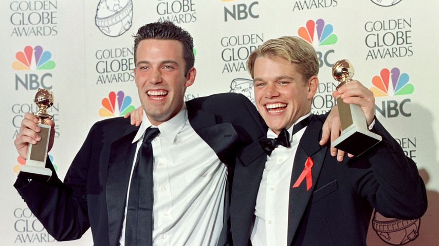 Ben Affleck und Matt Damon bei den Golden Globes 1998