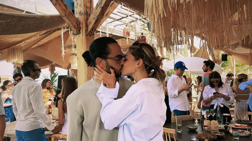 Ben Attal und Thylane Blondeau im August 2021