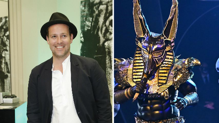 Collage: Ben Blümel und der "The Masked Singer"-Anubis