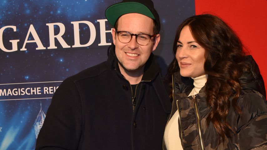 Ben Blümel und seine Frau Caro beim "Christmas Garden"-Opening 2019