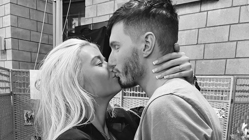 Ben Cull und seine Freundin Daisy nach dem Heiratsantrag