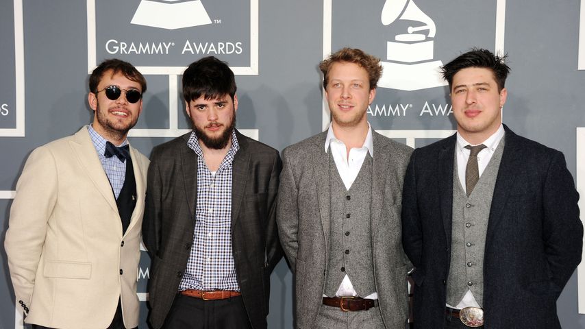 Ben Lovett, Winston Marshall, Ted Dwane und Marcus Mumford von Mumford and Sons
