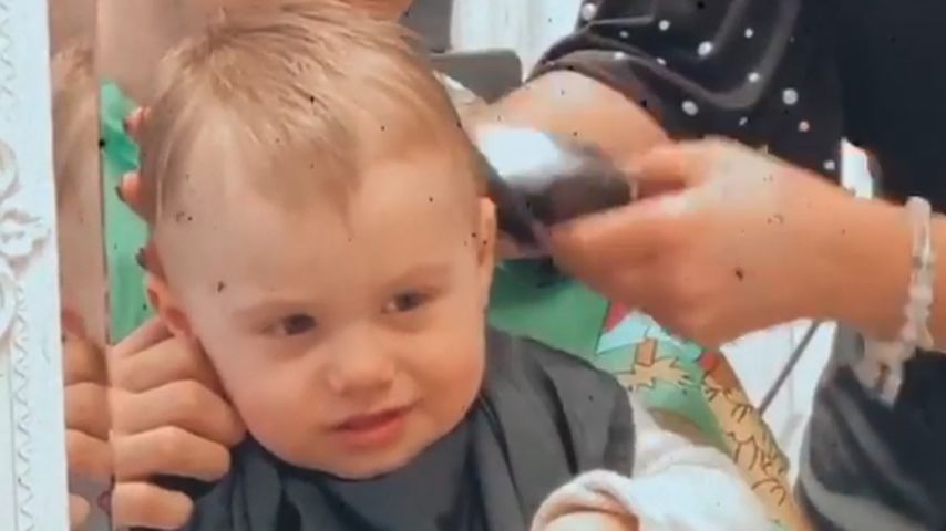Ben-Matteo Kappés beim Friseurbesuch im Januar 2020
