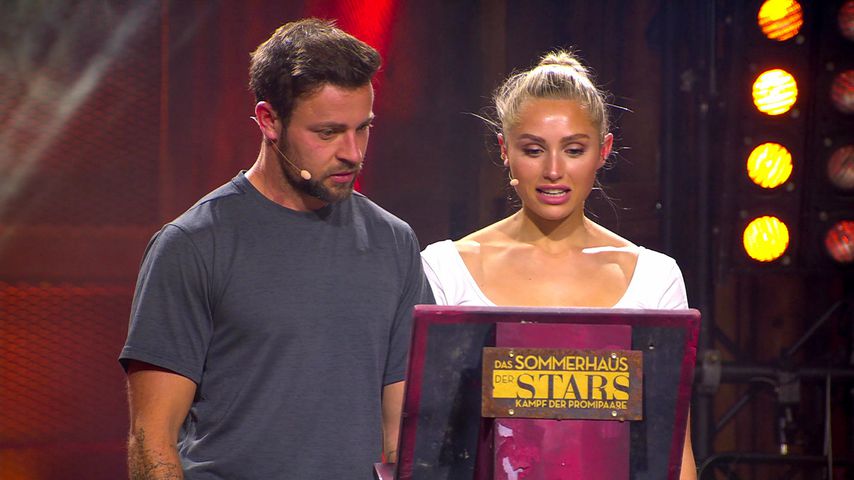 Ben Melzer und Sissi Hofbauer bei einer Sommerhaus-Challenge