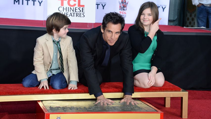 Ben Stiller und seine Kinder, Dezember 2013
