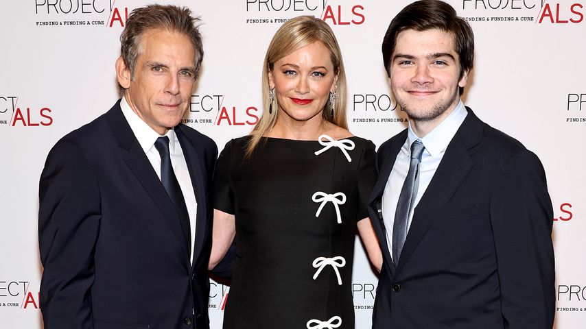 Ben Stiller mit seiner Frau Christine Taylor und seinem Sohn Quinlin