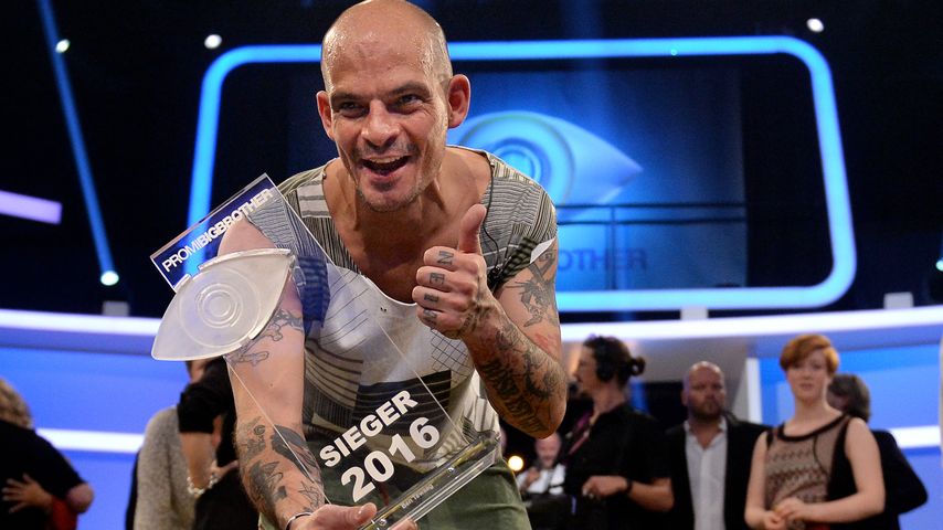 Ben Tewaag beim Finale von "Promi Big Brother" 2016