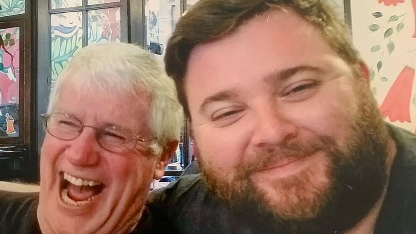 Ben Wood mit seinem Vater