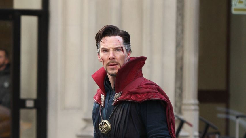 Benedict Cumberbatch bei den Dreharbeiten für "Doctor Strange"