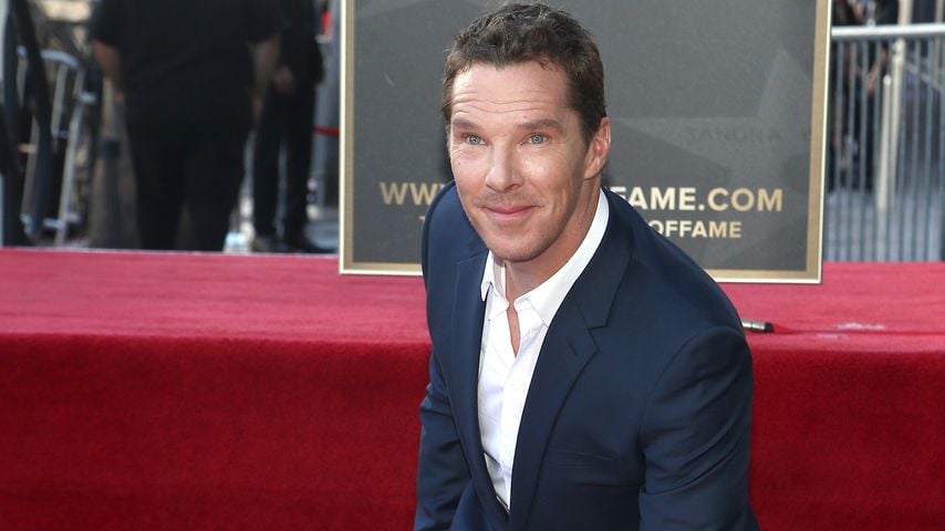 So sexy enthüllt Benedict Cumberbatch den Walk-of-Fame-Stern