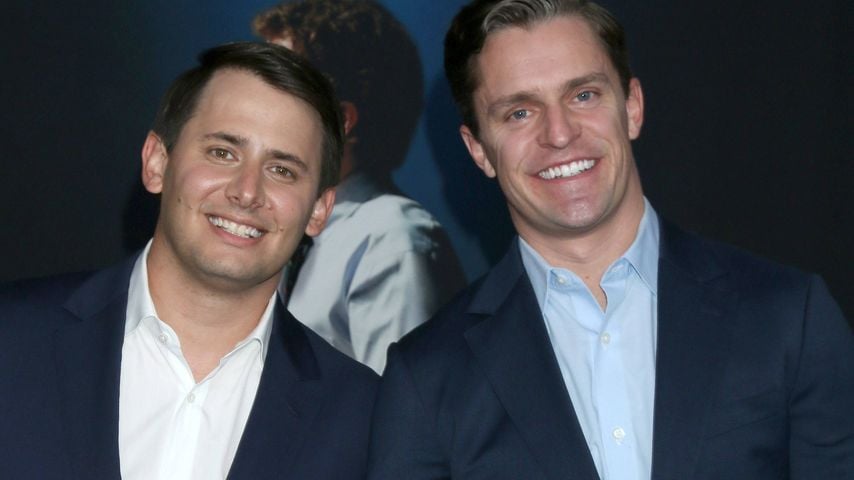 Benj Pasek und sein Ex-Partner Kevin Sobieski bei der Premiere von "Dear Evan Hansen" in Los Angeles, 2021