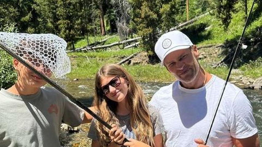 Benjamin Brady, Vivian Lake Brady und Tom Brady, 2024