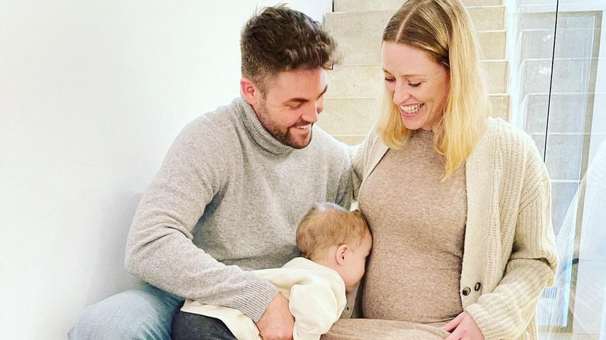 Benjamin Heinrich, seine Frau Antje und sein Sohn Mats