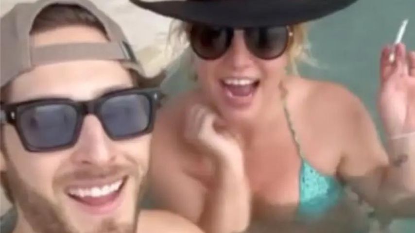 Manager Benjamin Mallin und Britney Spears