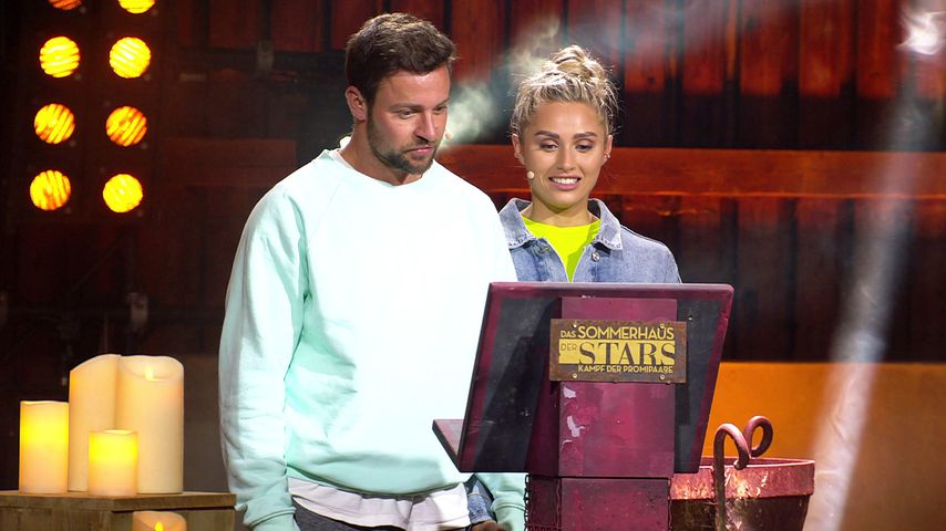 Benjamin Melzer und Sissi Hofbauer im "Sommerhaus der Stars"