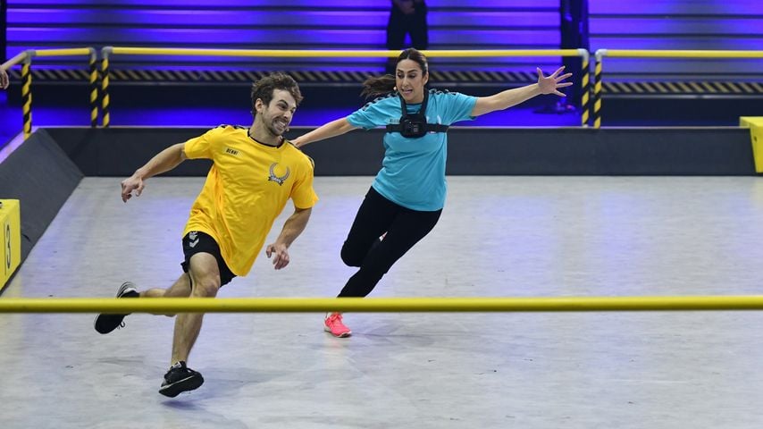 Benni und Melissa Khalaj bei "Catch! Kampf der Kontinente"