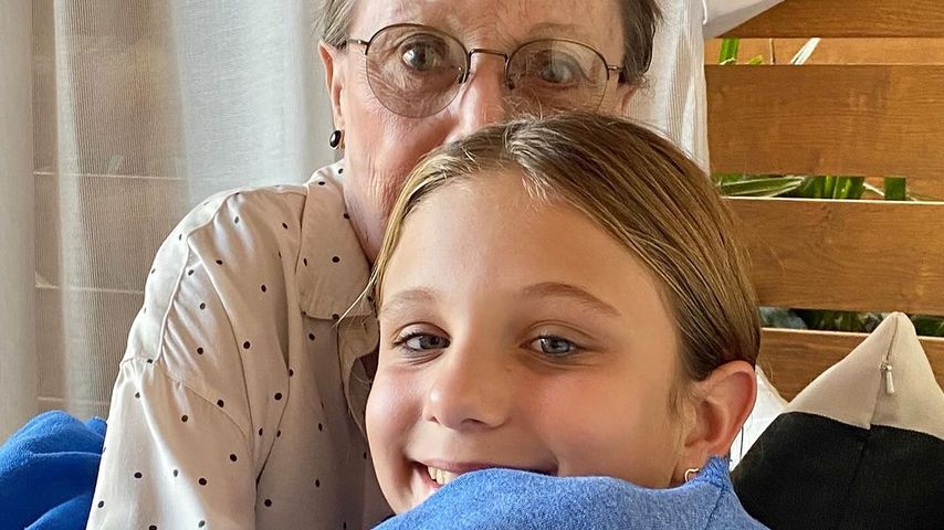 Bernadette mit ihrer Enkeltochter Bryn