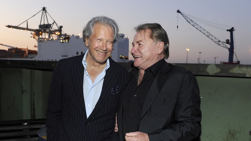 Bernd Herzsprung und Fritz Wepper im Mai 2012 in Hamburg