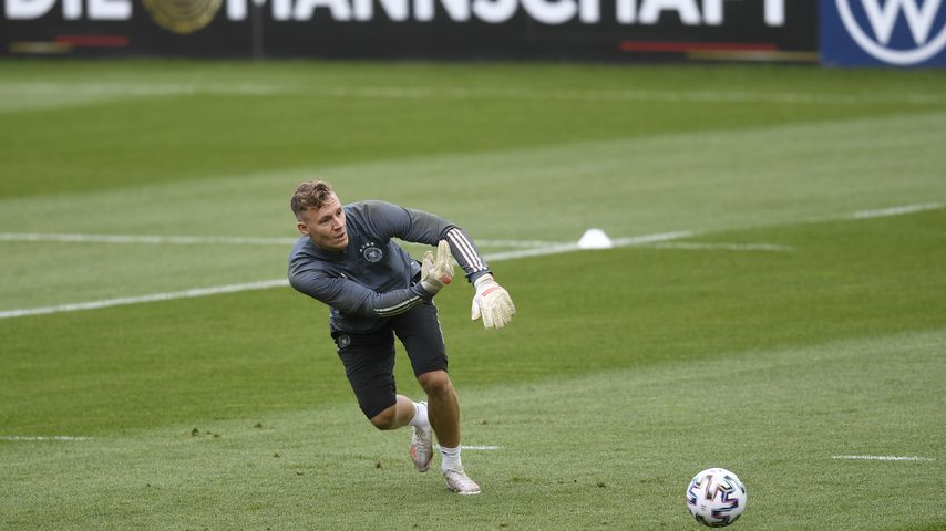 Bernd Leno beim Training für die EM