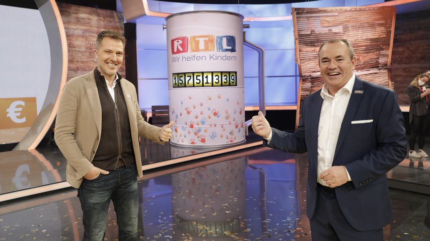 Bernd Reichart und Wolfram Kons für den RTL-Spendenmarathon 2020