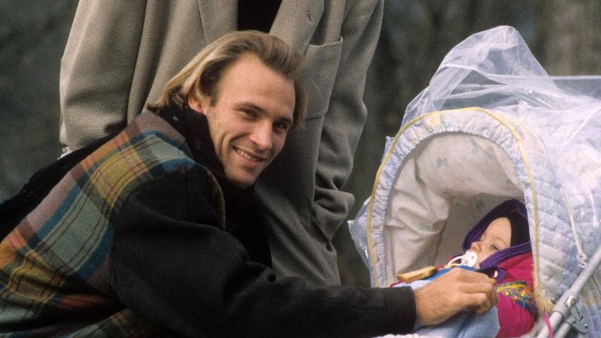 Bernhard Bettermann mit Ex-Frau Sabina und Sohn Tim, 1993