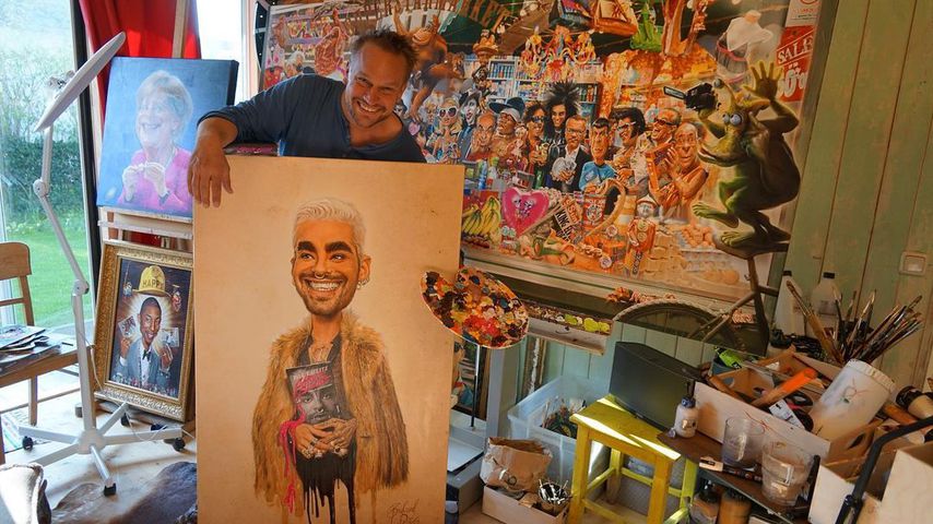 Bernhard Prinz in seinem Atelier