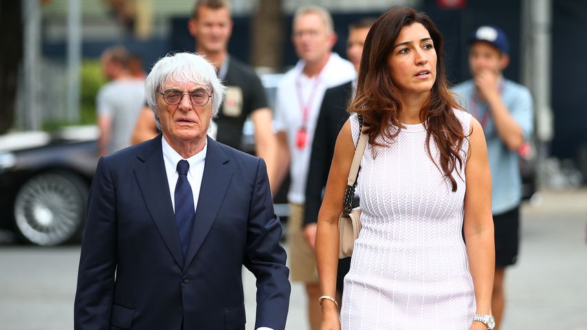 Bernie Ecclestone und seine Frau Fabiana im September 2014 in Singapur