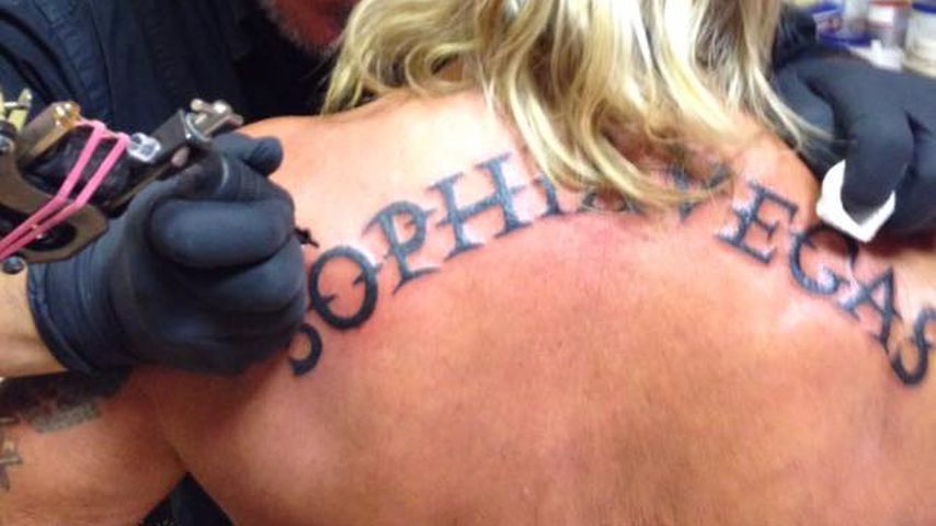 Bert Wollersheims Rücken-Tattoo für Sophia Vegas