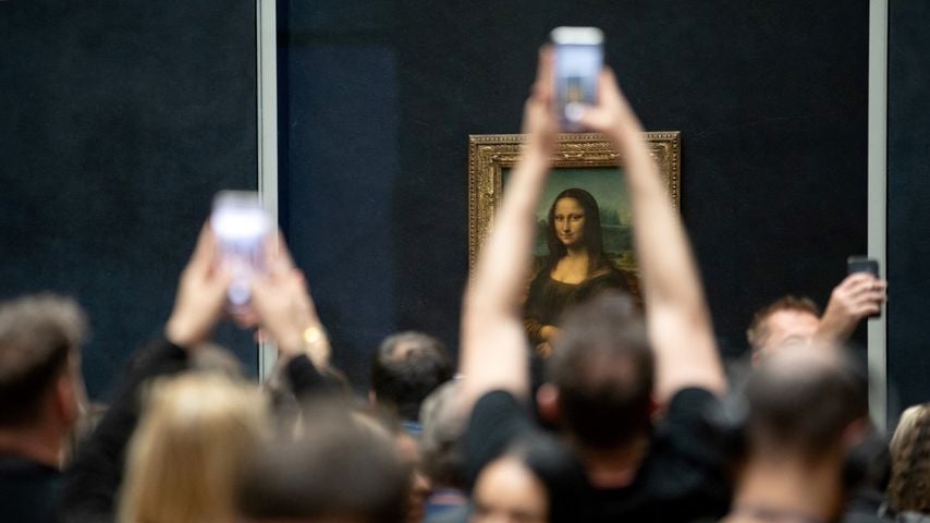 Leonardo da Vincis "Mona Lisa" im Louvre, Paris