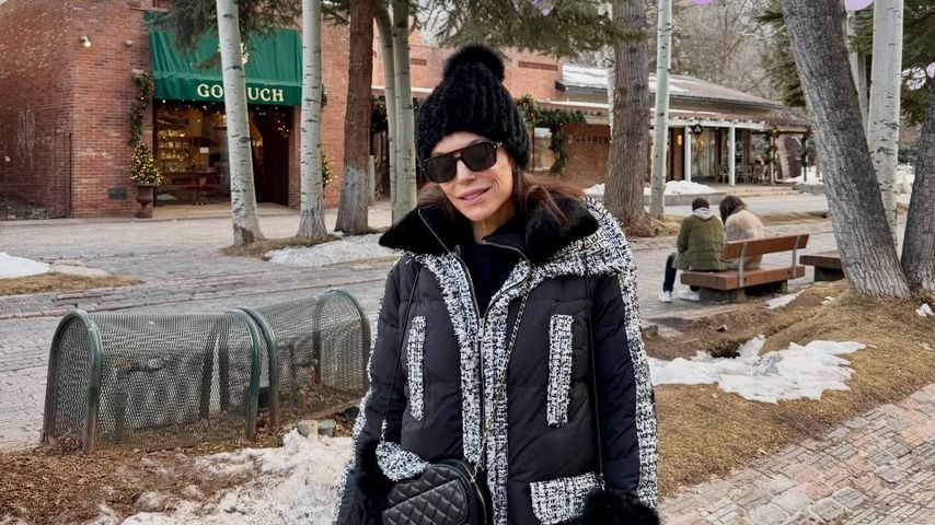 Bethenny Frankel in Aspen, Colorado