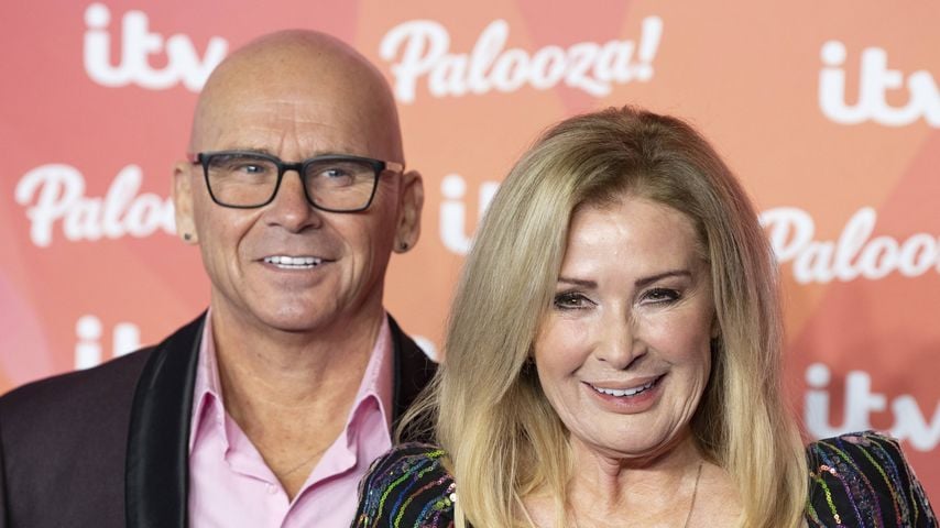 Beverly Callard mit ihrem Ehemann Jon McEwan bei der ITV Palooza, London 2021