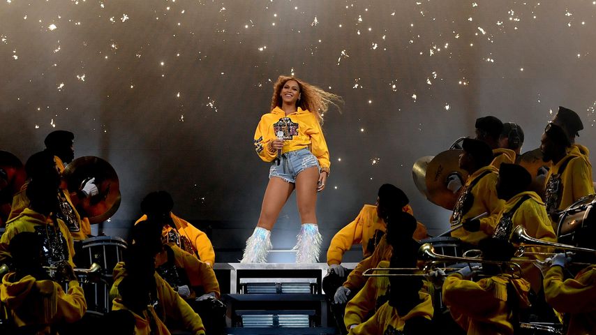Beyoncé während ihres Auftritts bei dem Festival Coachella 2018